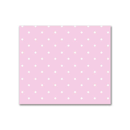 Cotton Canvas Fabric with Off-White Diamonds on Pink, FACC-1081-102