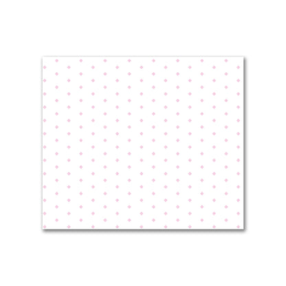 Off-White Cotton Canvas Fabric with Fine Pink Diamonds, FACC-1081-111