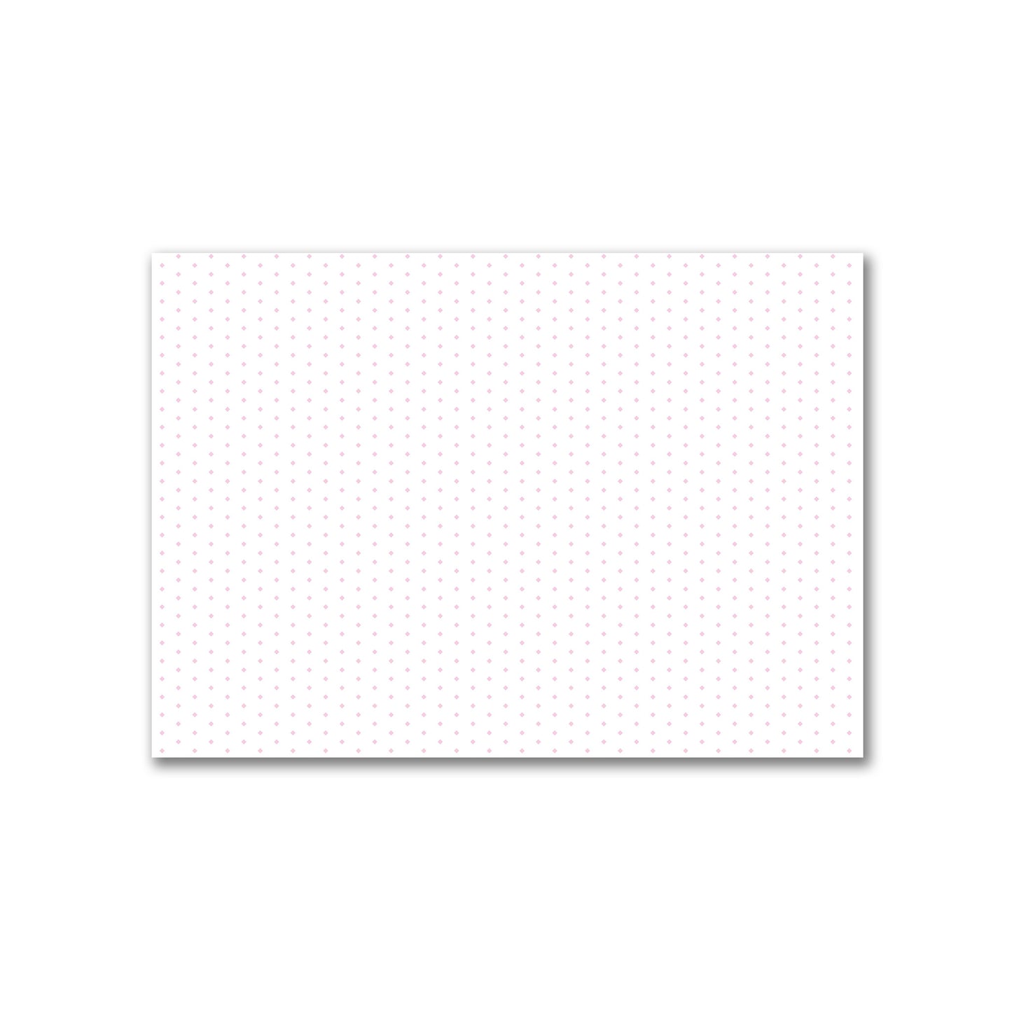 Off-White Cotton Canvas Fabric with Fine Pink Diamonds, FACC-1081-111