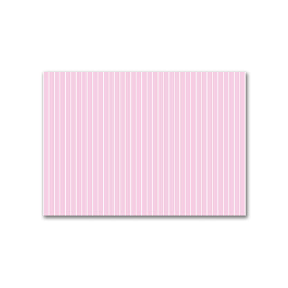 Cotton Canvas Fabric with Fine Off-White Stripes on Pink, FACC-1081-152