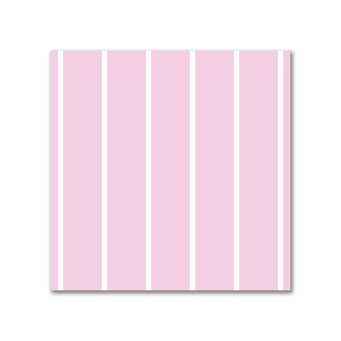 Cotton Canvas Fabric with Fine Off-White Stripes on Pink, FACC-1081-152