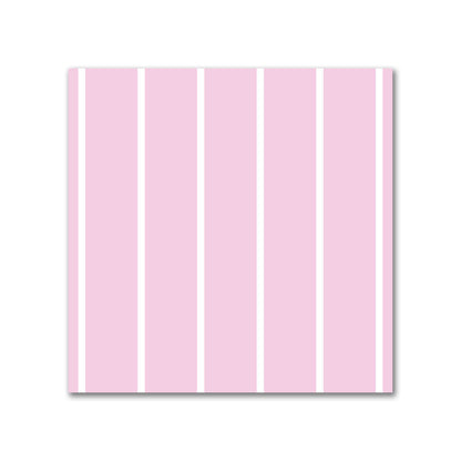 Cotton Canvas Fabric with Fine Off-White Stripes on Pink, FACC-1081-152