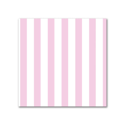 Off-White Cotton Canvas Fabric with Thin Pink Bars, FACC-1081-241