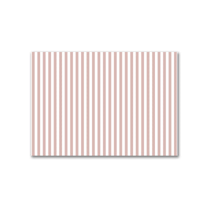 Off-White Cotton Canvas Fabric with Salmon Bars, FACC-1139-051