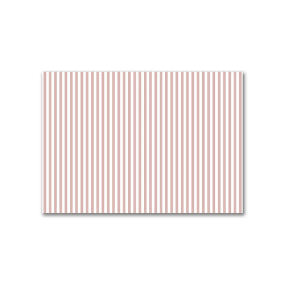 Off-White Cotton Canvas Fabric with Salmon Bars, FACC-1139-051