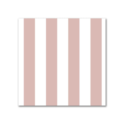 Off-White Cotton Canvas Fabric with Salmon Bars, FACC-1139-051