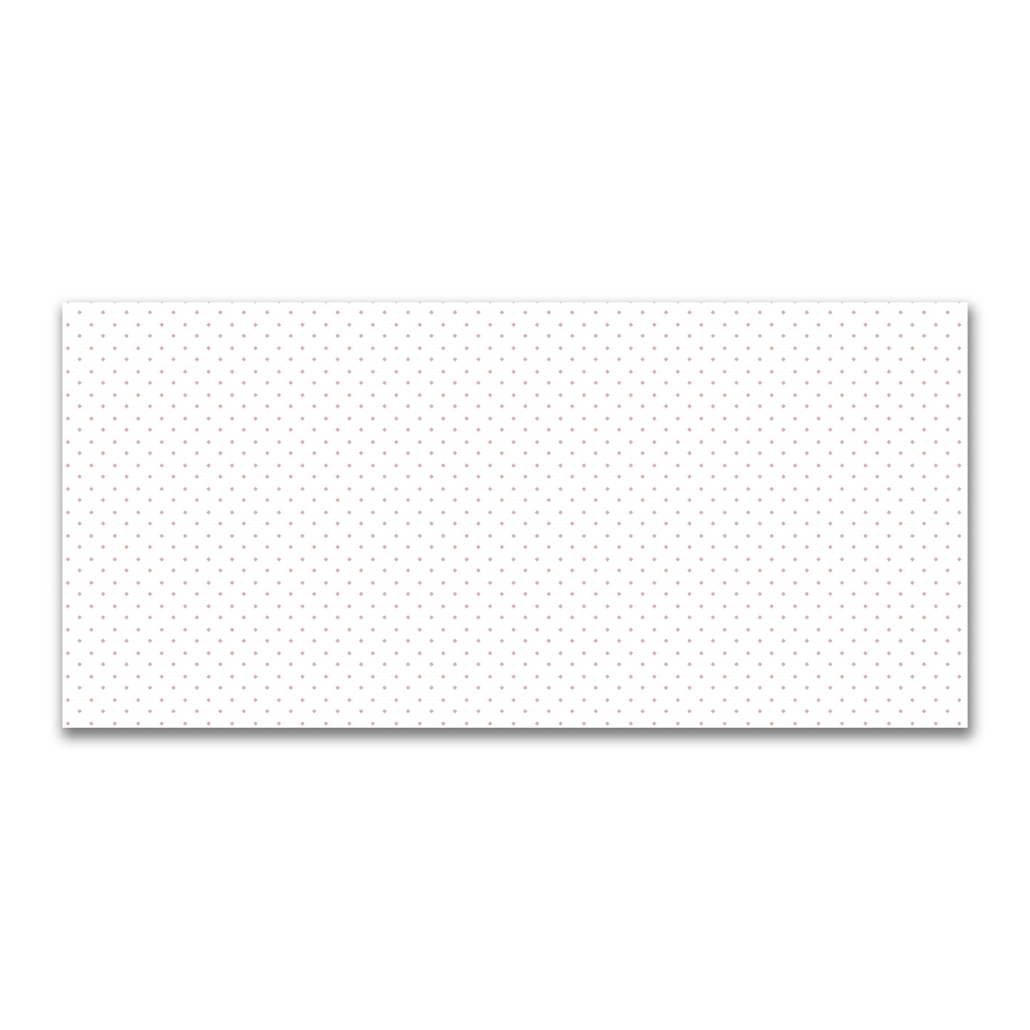 Off-White Cotton Canvas Fabric with Salmon Diamonds, FACC-1139-101