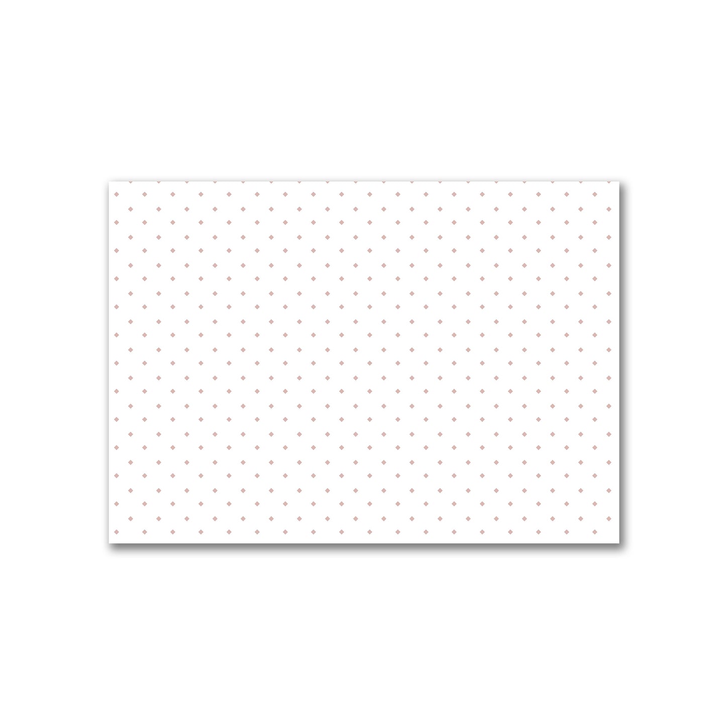 Off-White Cotton Canvas Fabric with Salmon Diamonds, FACC-1139-101
