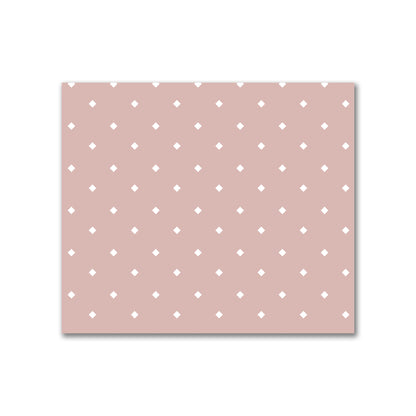 Cotton Canvas Fabric with Off-White Diamonds on Salmon, FACC-1139-102