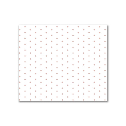 Off-White Cotton Canvas Fabric with Fine Salmon Diamonds, FACC-1139-111