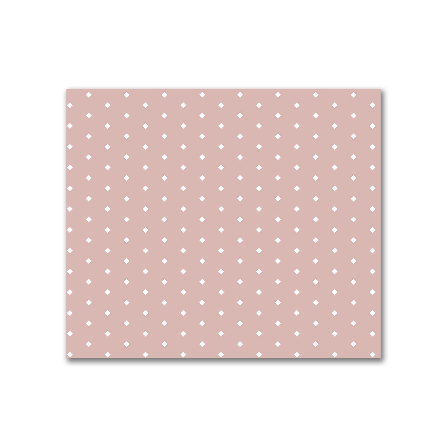 Cotton Canvas Fabric with Fine Off-White Diamonds on Salmon, FACC-1139-112