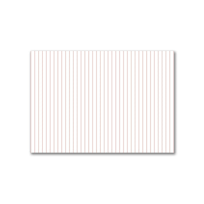 Off-White Cotton Canvas Fabric with Fine Salmon Stripes, FACC-1139-151