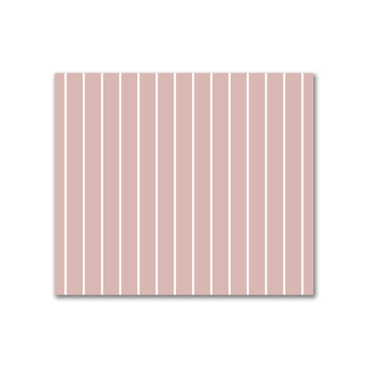 Cotton Canvas Fabric with Fine Off-White Stripes on Salmon, FACC-1139-152