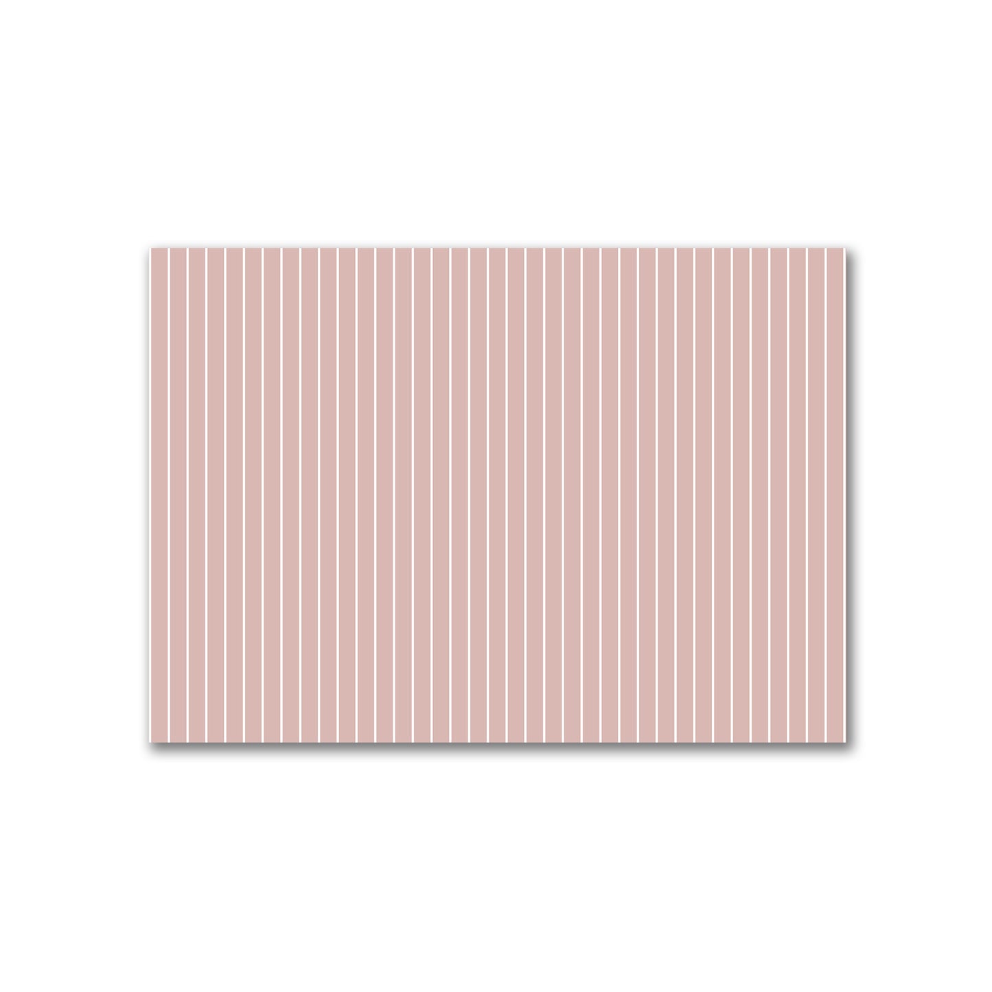 Cotton Canvas Fabric with Fine Off-White Stripes on Salmon, FACC-1139-152