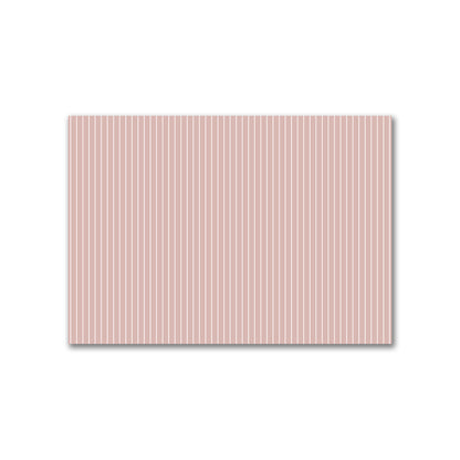 Cotton Canvas Fabric with Fine Off-White Stripes on Salmon, FACC-1139-152