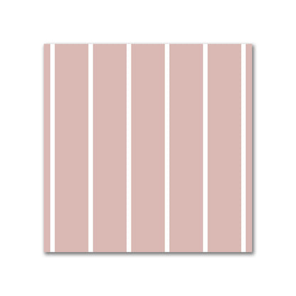 Cotton Canvas Fabric with Fine Off-White Stripes on Salmon, FACC-1139-152