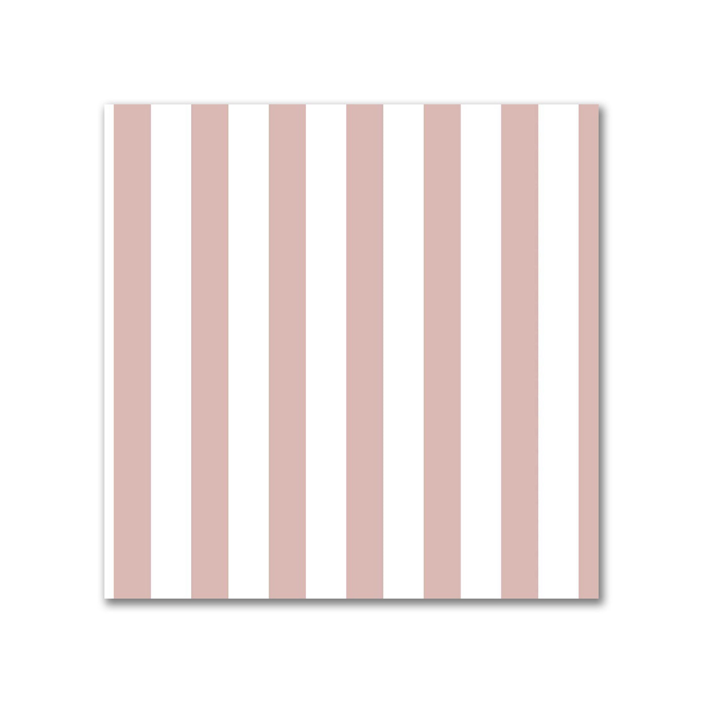 Off-White Cotton Canvas Fabric with Thin Salmon Bars, FACC-1139-241