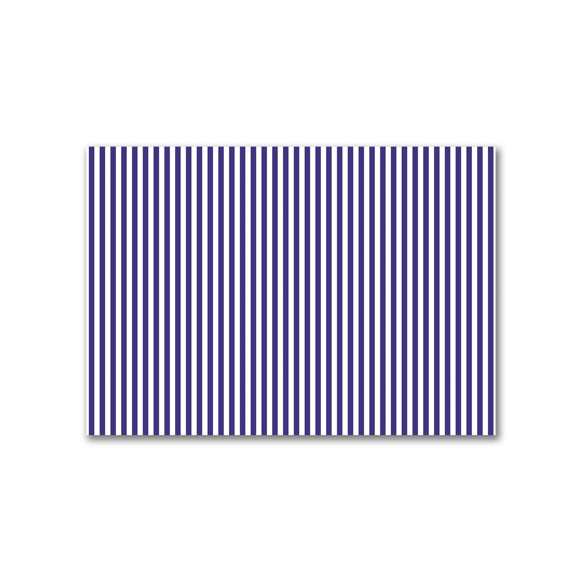Off-White Cotton Canvas Fabric with Purple Bars | 2 metres - 2 x 1.4 m / 78 x 55 inches