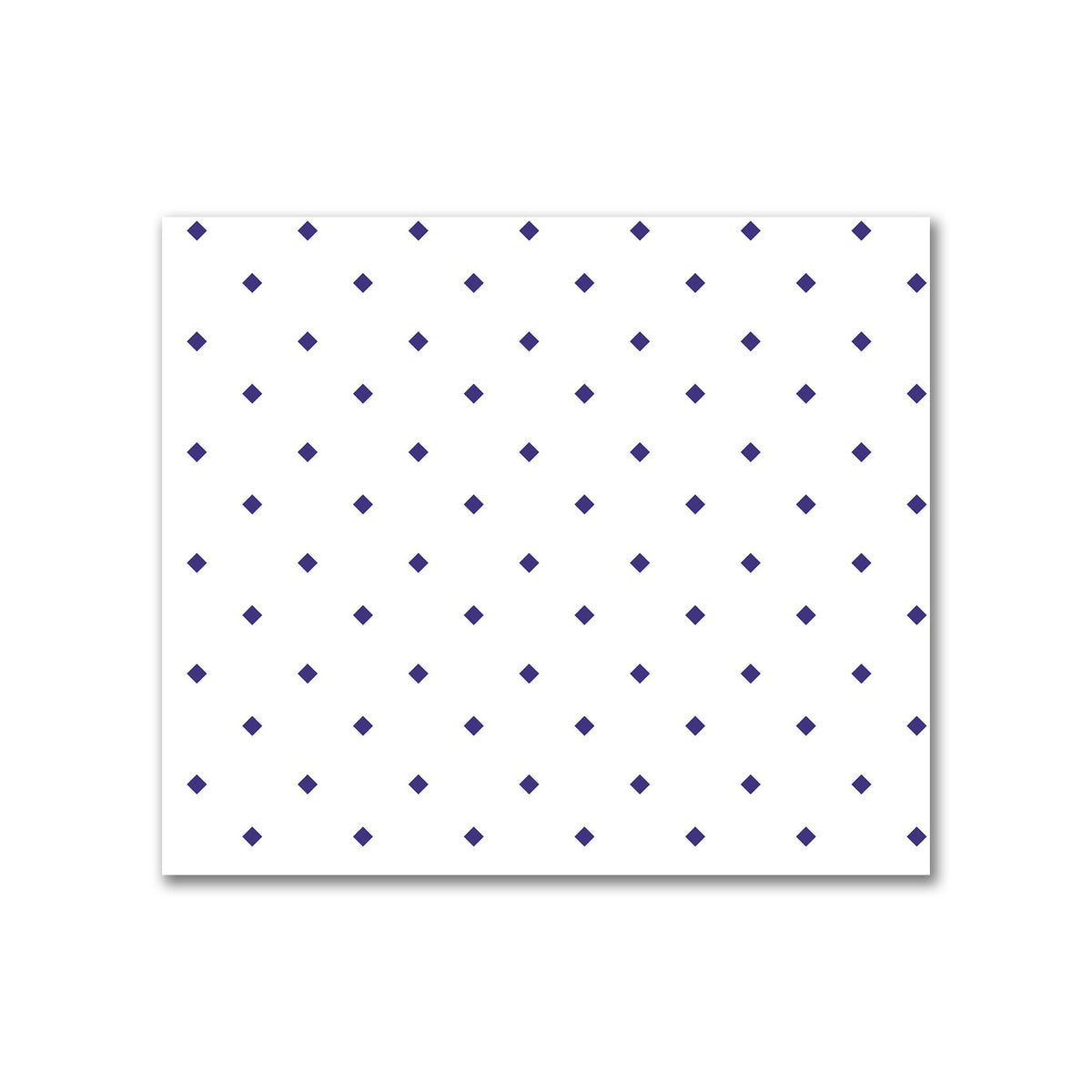 Off-White Cotton Canvas Fabric with Purple Diamonds | Quarter - 54 x 46 cm / 21 x 18 inches
