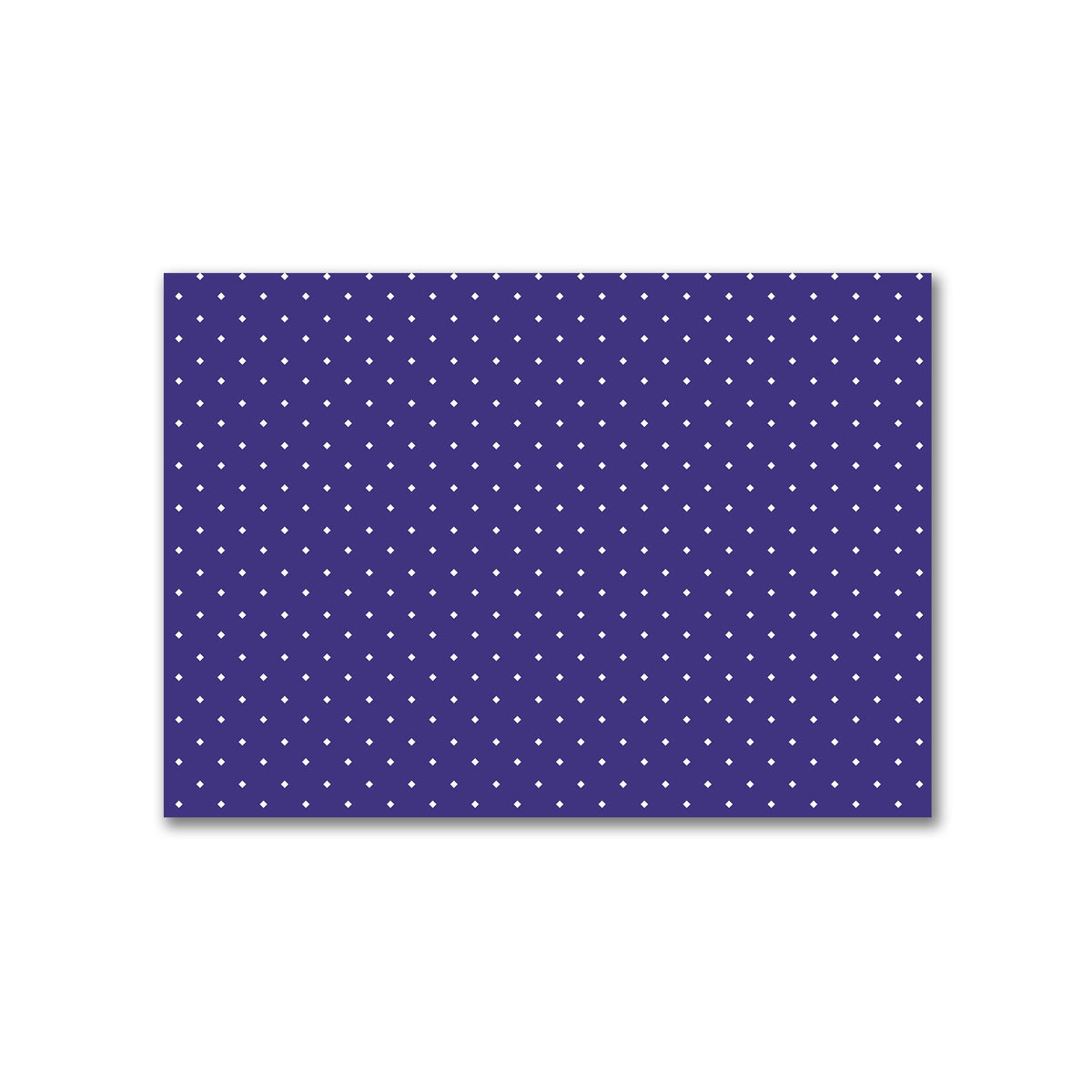 Cotton Canvas Fabric with Off-White Diamonds on Purple | 1 metre - 1 x 1.4 m / 39 x 55 inches