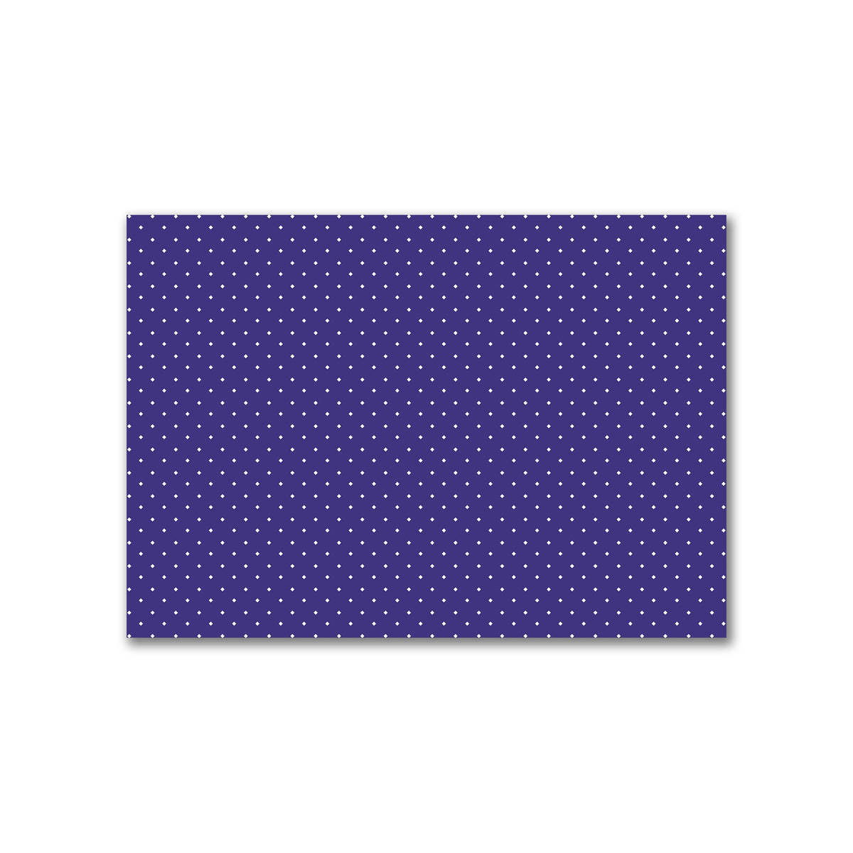 Cotton Canvas Fabric with Off-White Diamonds on Purple | 2 metres - 2 x 1.4 m / 78 x 55 inches