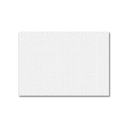 Off-White Cotton Canvas Fabric with Fine Purple Diamonds | 2 metres - 2 x 1.4 m / 78 x 55 inches