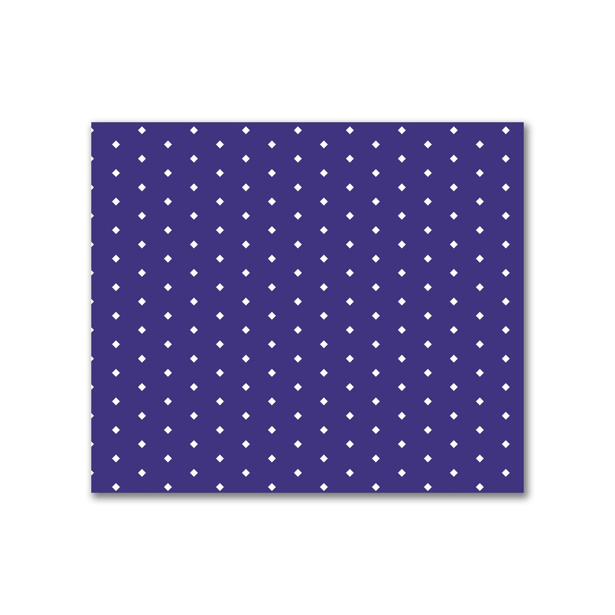 Cotton Canvas Fabric with Fine Off-White Diamonds on Purple | Quarter - 54 x 46 cm / 21 x 18 inches