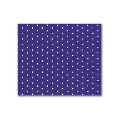 Cotton Canvas Fabric with Fine Off-White Diamonds on Purple | Quarter - 54 x 46 cm / 21 x 18 inches
