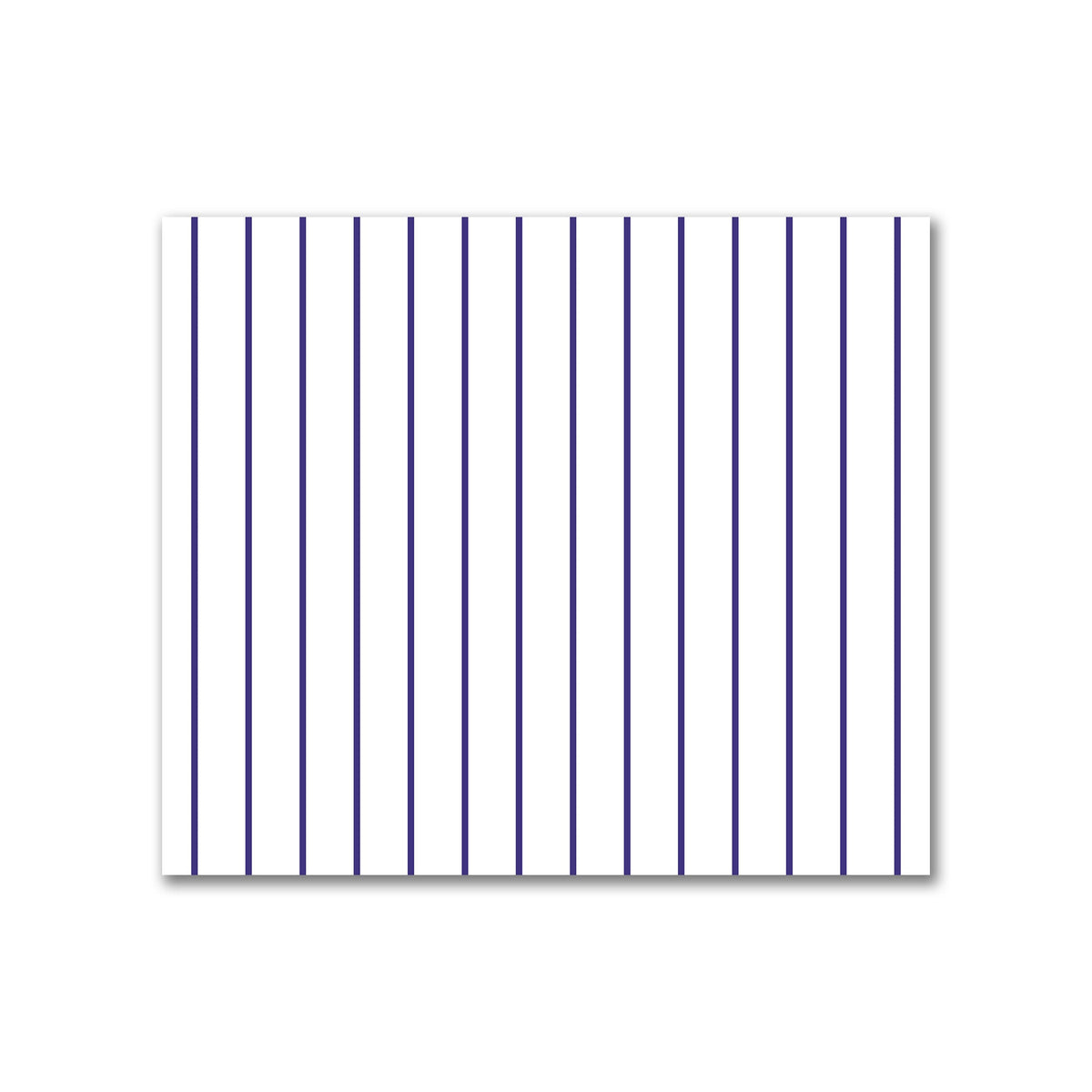Off-White Cotton Canvas Fabric with Fine Purple Stripes | Quarter - 54 x 46 cm / 21 x 18 inches