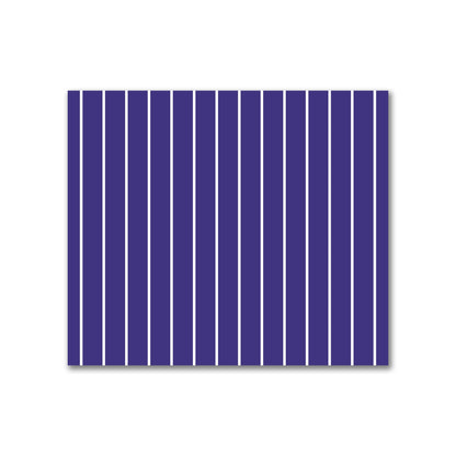Cotton Canvas Fabric with Fine Off-White Stripes on Purple | Quarter - 54 x 46 cm / 21 x 18 inches