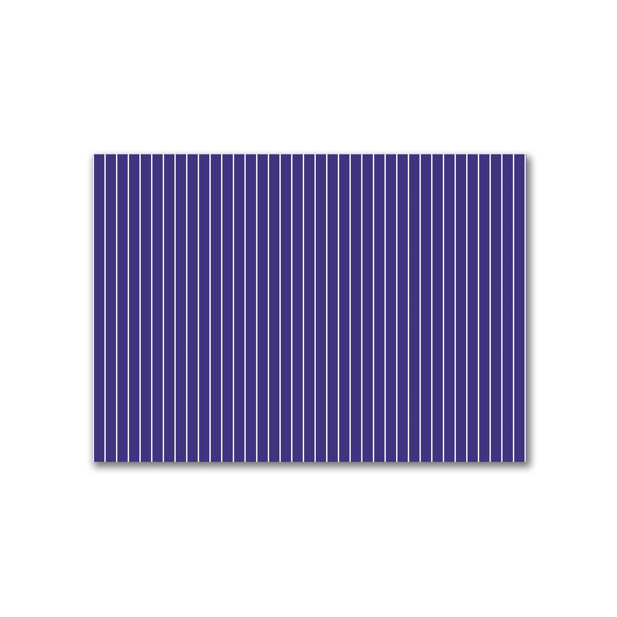 Cotton Canvas Fabric with Fine Off-White Stripes on Purple | 1 metre - 1 x 1.4 m / 39 x 55 inches