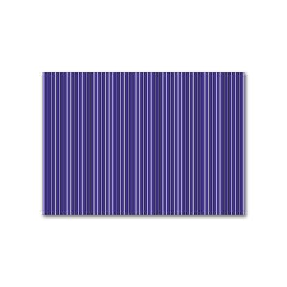 Cotton Canvas Fabric with Fine Off-White Stripes on Purple | 2 metres - 2 x 1.4 m / 78 x 55 inches