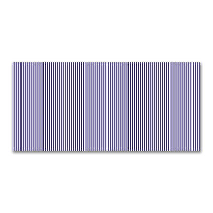 Off-White Cotton Canvas Fabric with Thin Purple Bars | 3 metres - 3 x 1.4 m / 117 x 55 inches