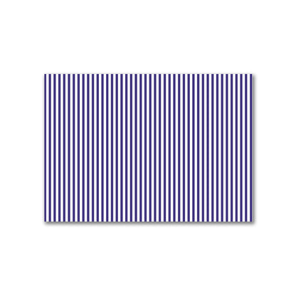 Off-White Cotton Canvas Fabric with Thin Purple Bars | 1 metre - 1 x 1.4 m / 39 x 55 inches