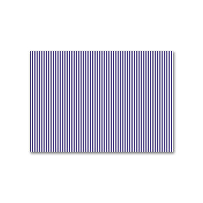 Off-White Cotton Canvas Fabric with Thin Purple Bars | 2 metres - 2 x 1.4 m / 78 x 55 inches
