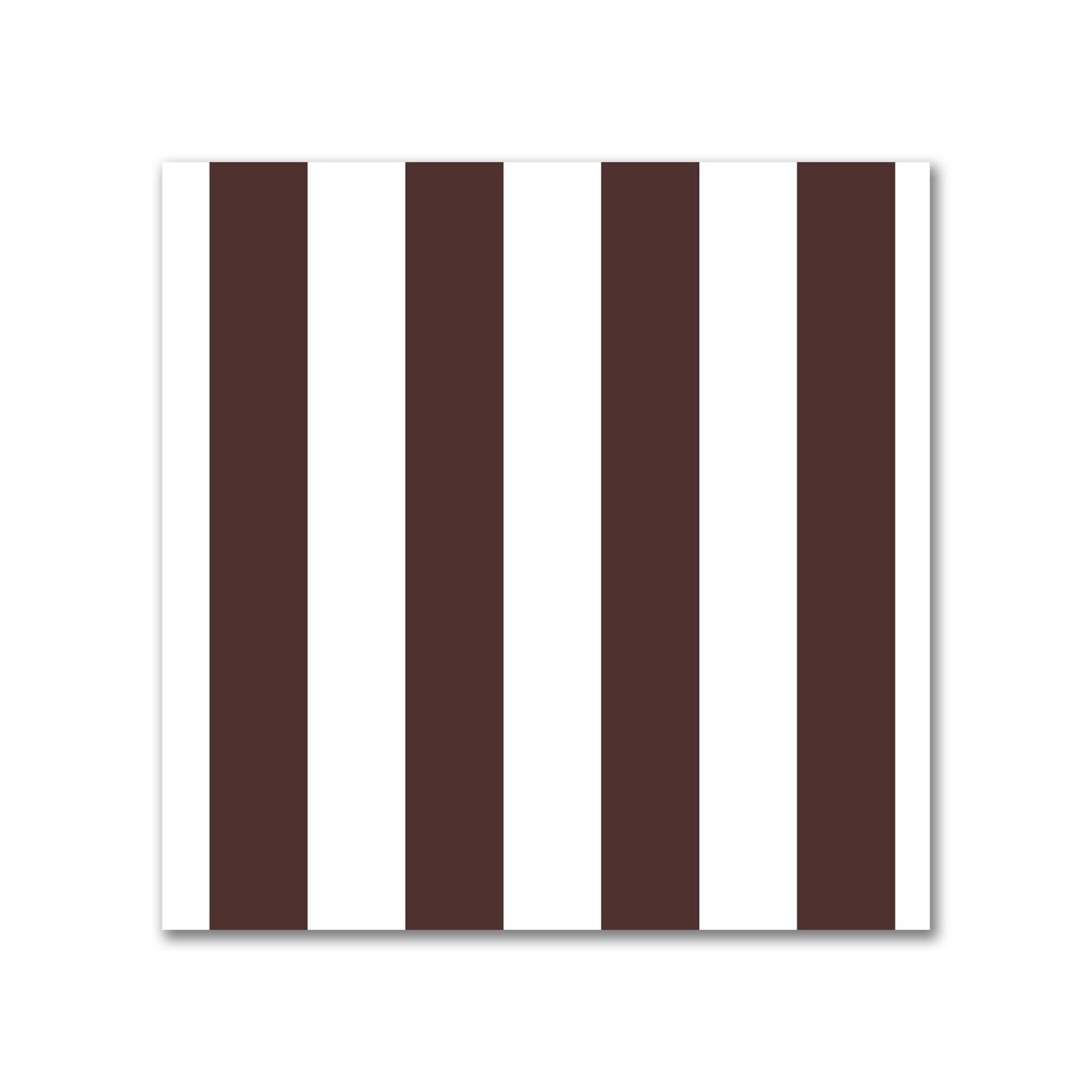 Off-White Cotton Canvas Fabric with Brown Bars, FACC-1161-051