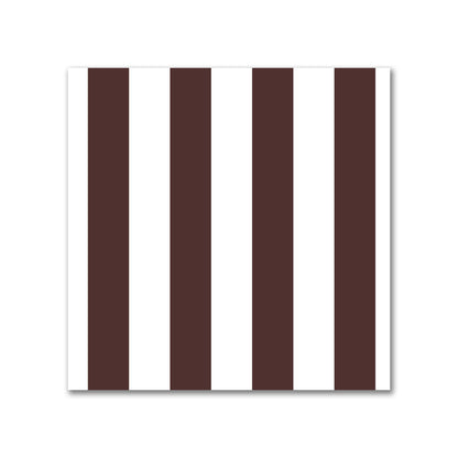 Off-White Cotton Canvas Fabric with Brown Bars, FACC-1161-051