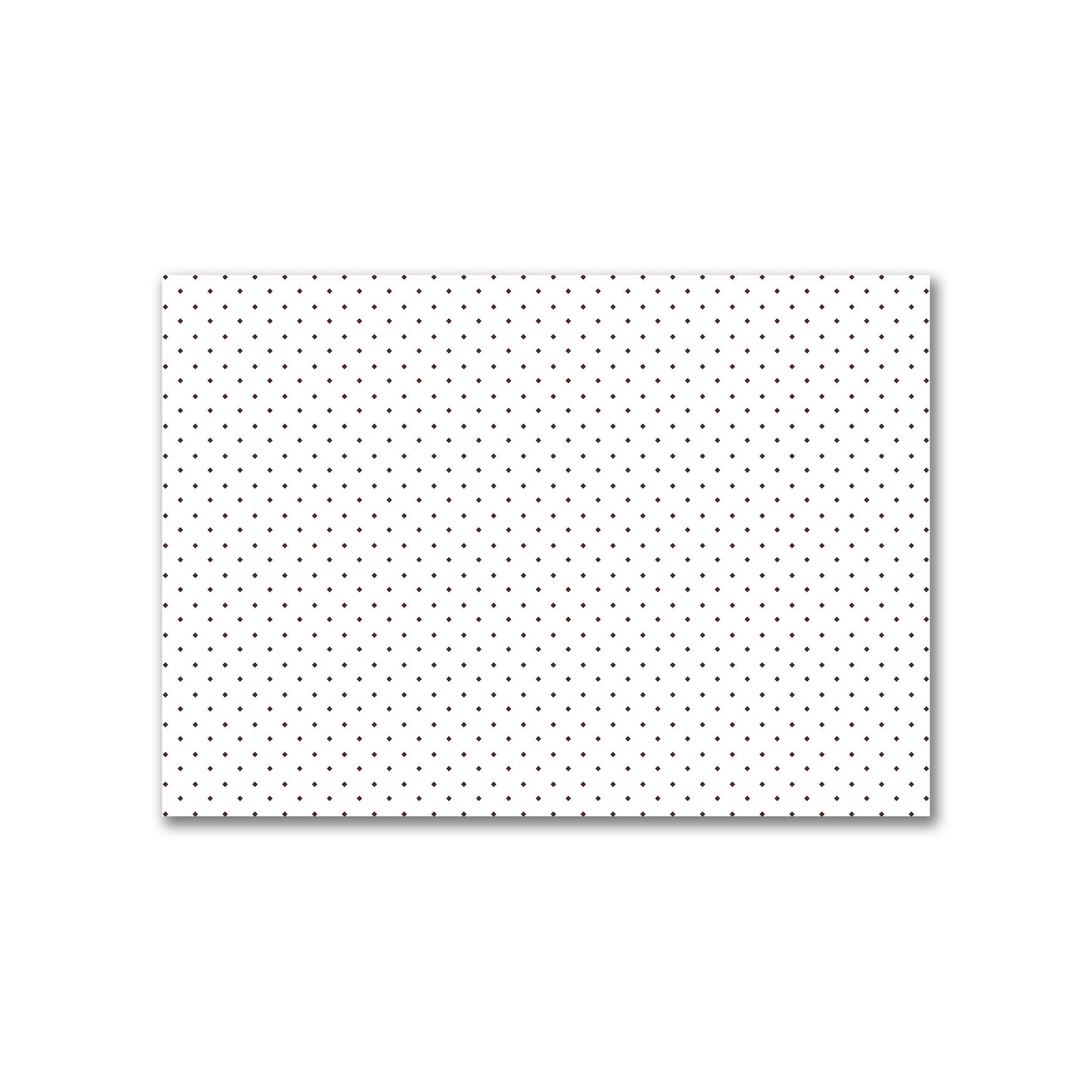 Off-White Cotton Canvas Fabric with Brown Diamonds, FACC-1161-101