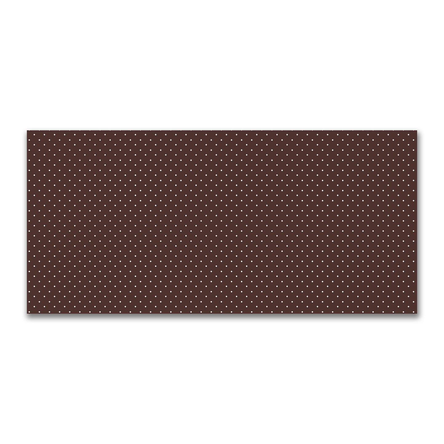 Cotton Canvas Fabric with Off-White Diamonds on Brown, FACC-1161-102