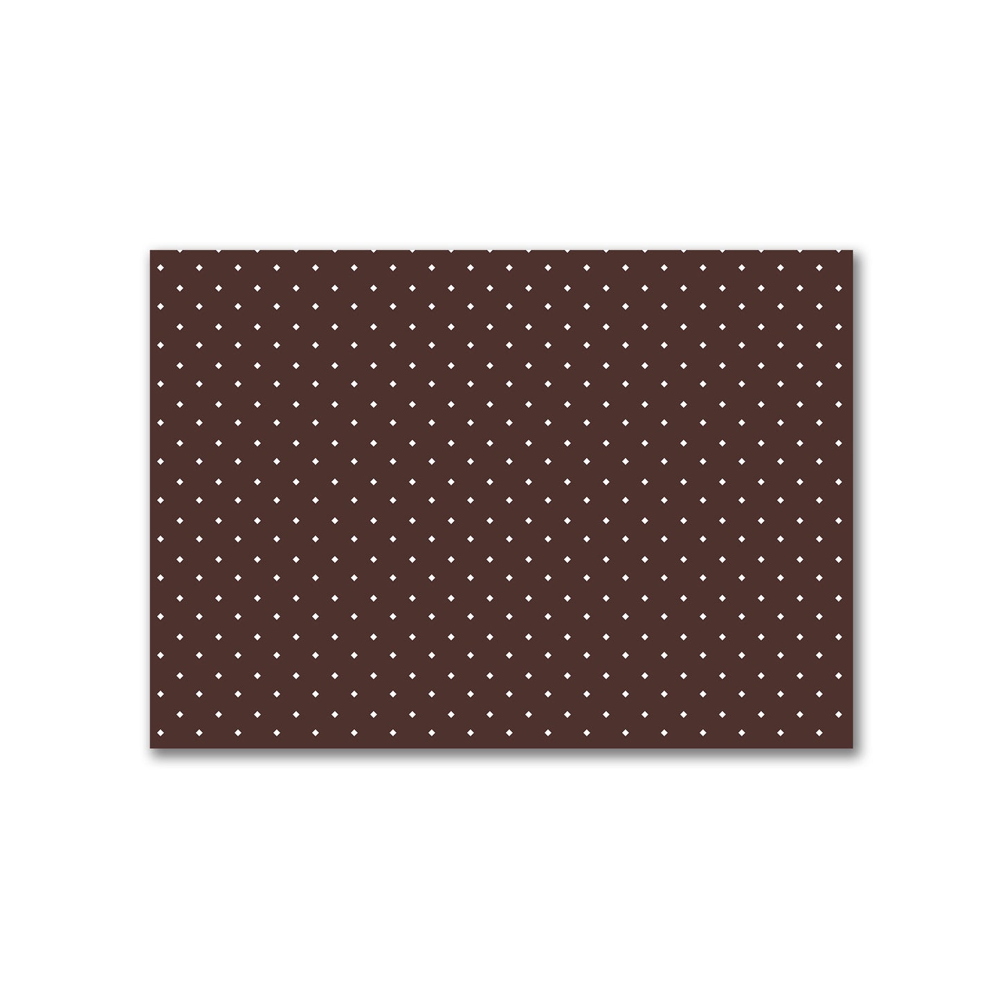 Cotton Canvas Fabric with Off-White Diamonds on Brown, FACC-1161-102