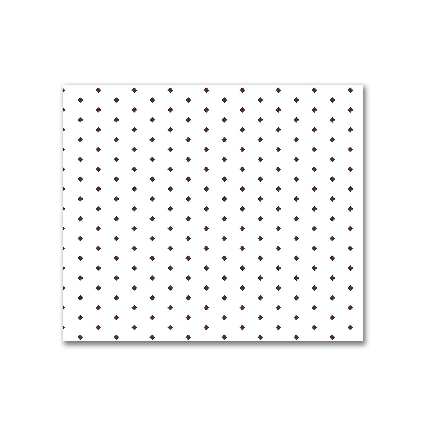 Off-White Cotton Canvas Fabric with Fine Brown Diamonds, FACC-1161-111