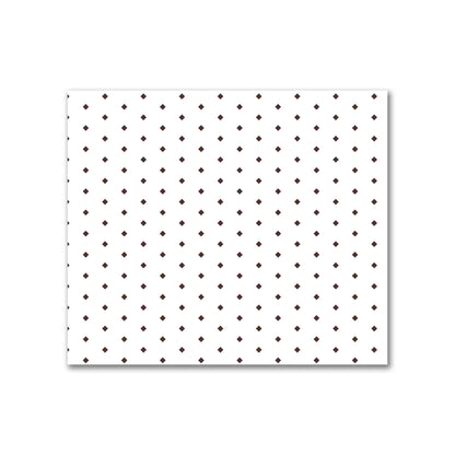 Off-White Cotton Canvas Fabric with Fine Brown Diamonds, FACC-1161-111