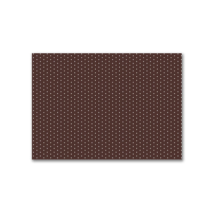 Cotton Canvas Fabric with Fine Off-White Diamonds on Brown, FACC-1161-112