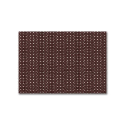 Cotton Canvas Fabric with Fine Off-White Diamonds on Brown, FACC-1161-112