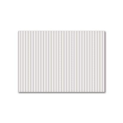 Off-White Cotton Canvas Fabric with Fine Brown Stripes, FACC-1161-151
