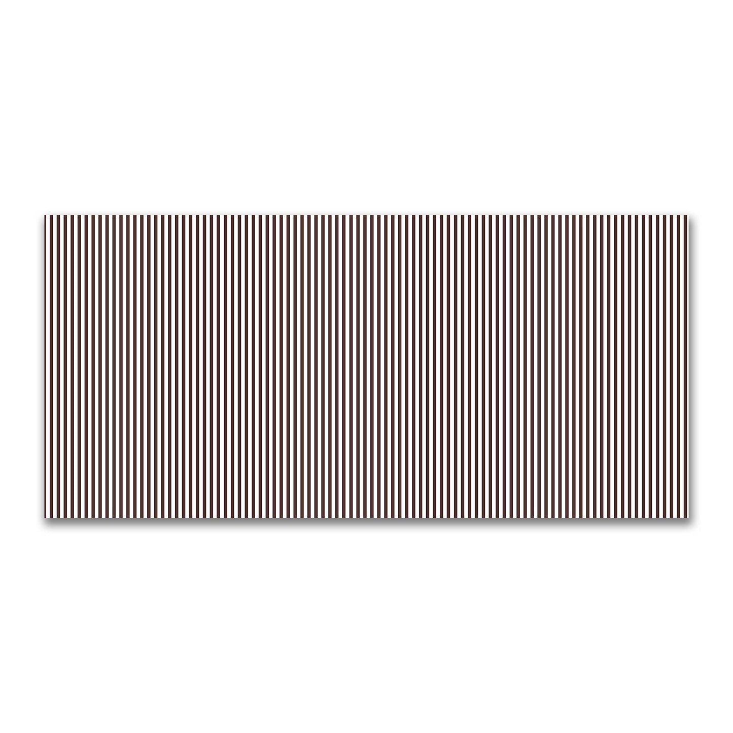 Off-White Cotton Canvas Fabric with Thin Brown Bars, FACC-1161-241
