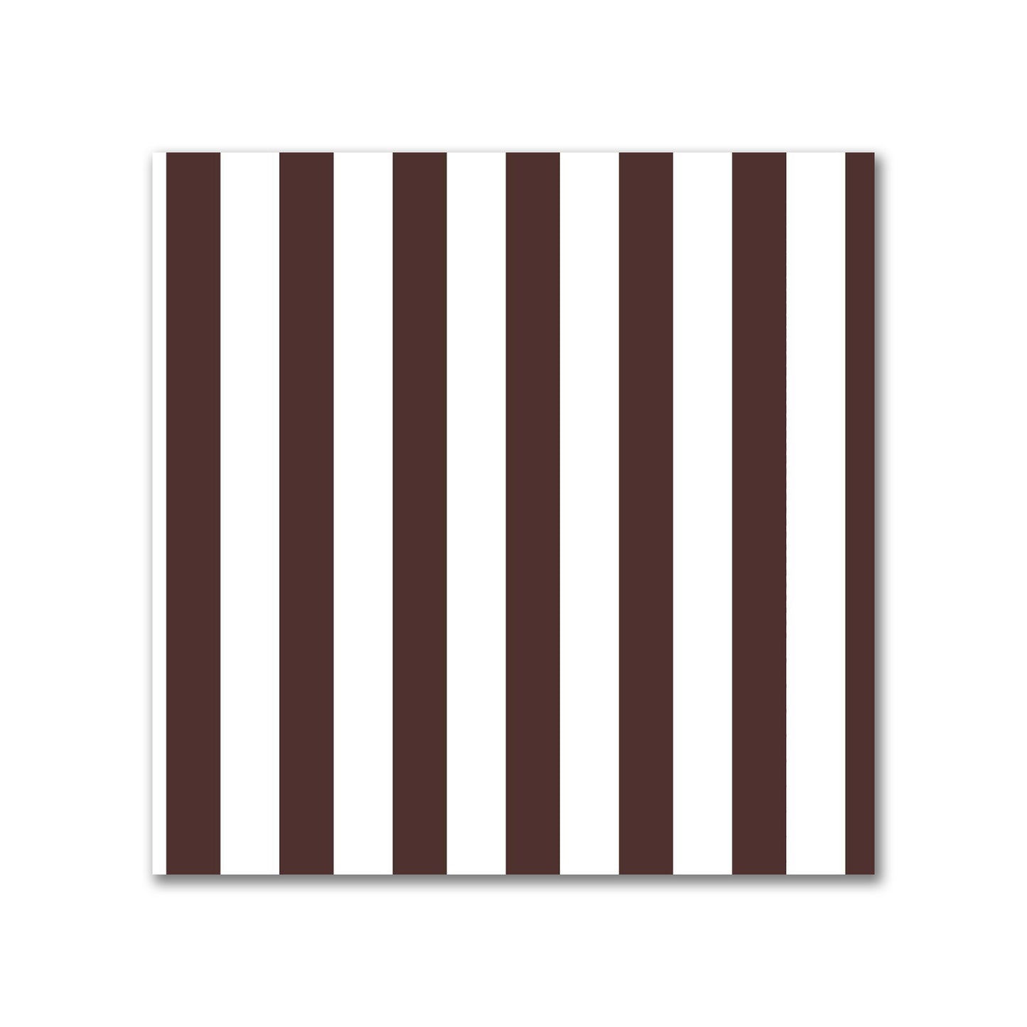 Off-White Cotton Canvas Fabric with Thin Brown Bars, FACC-1161-241