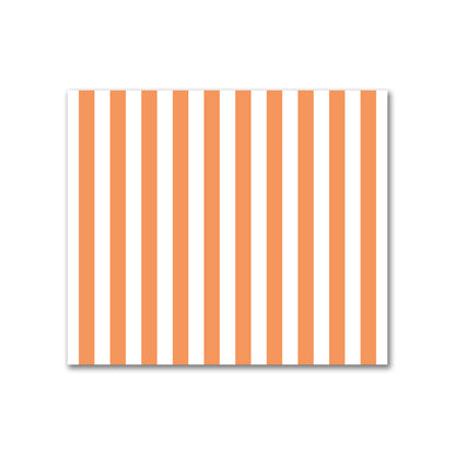 Off-White Cotton Canvas Fabric with Orange Bars, FACC-1181-051