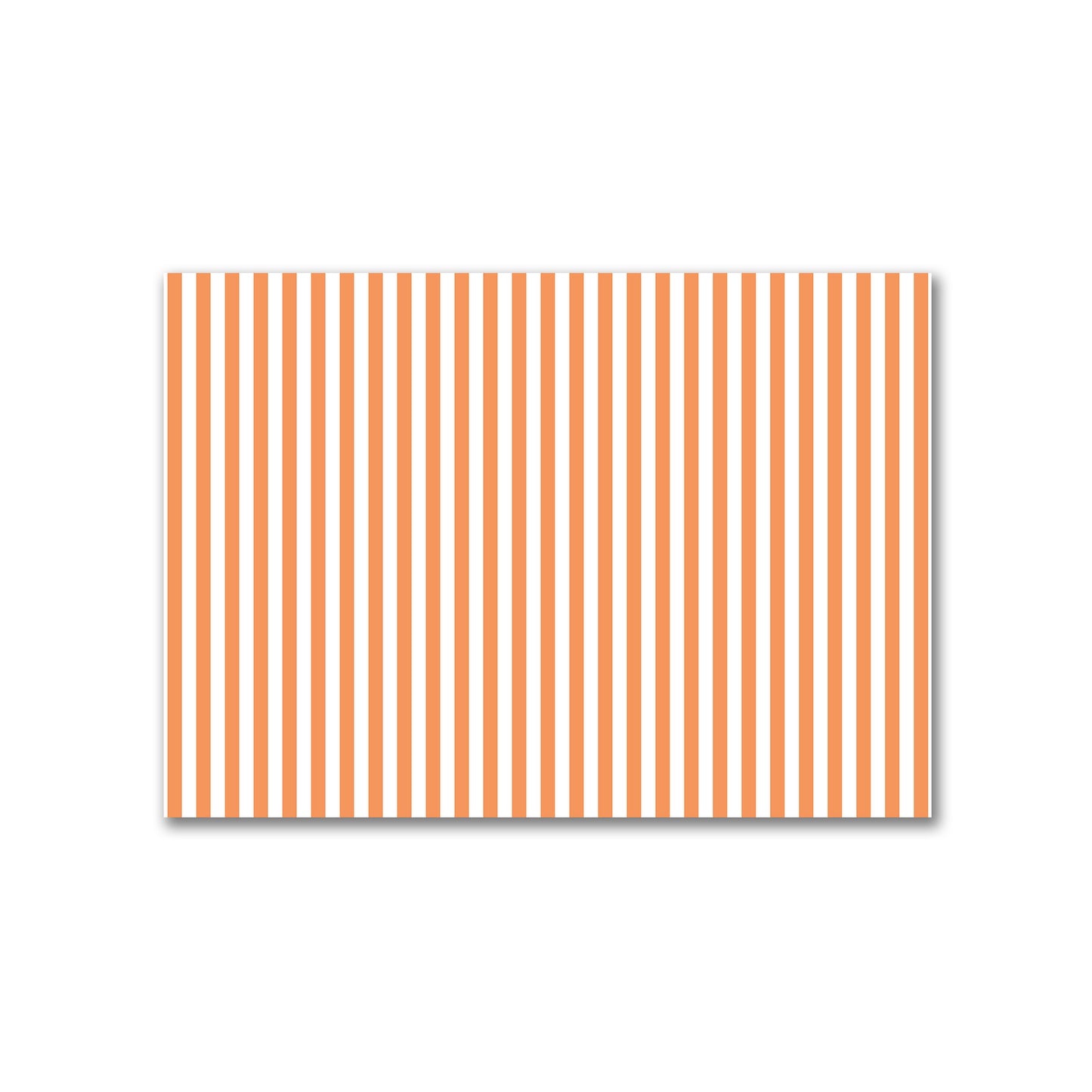 Off-White Cotton Canvas Fabric with Orange Bars, FACC-1181-051
