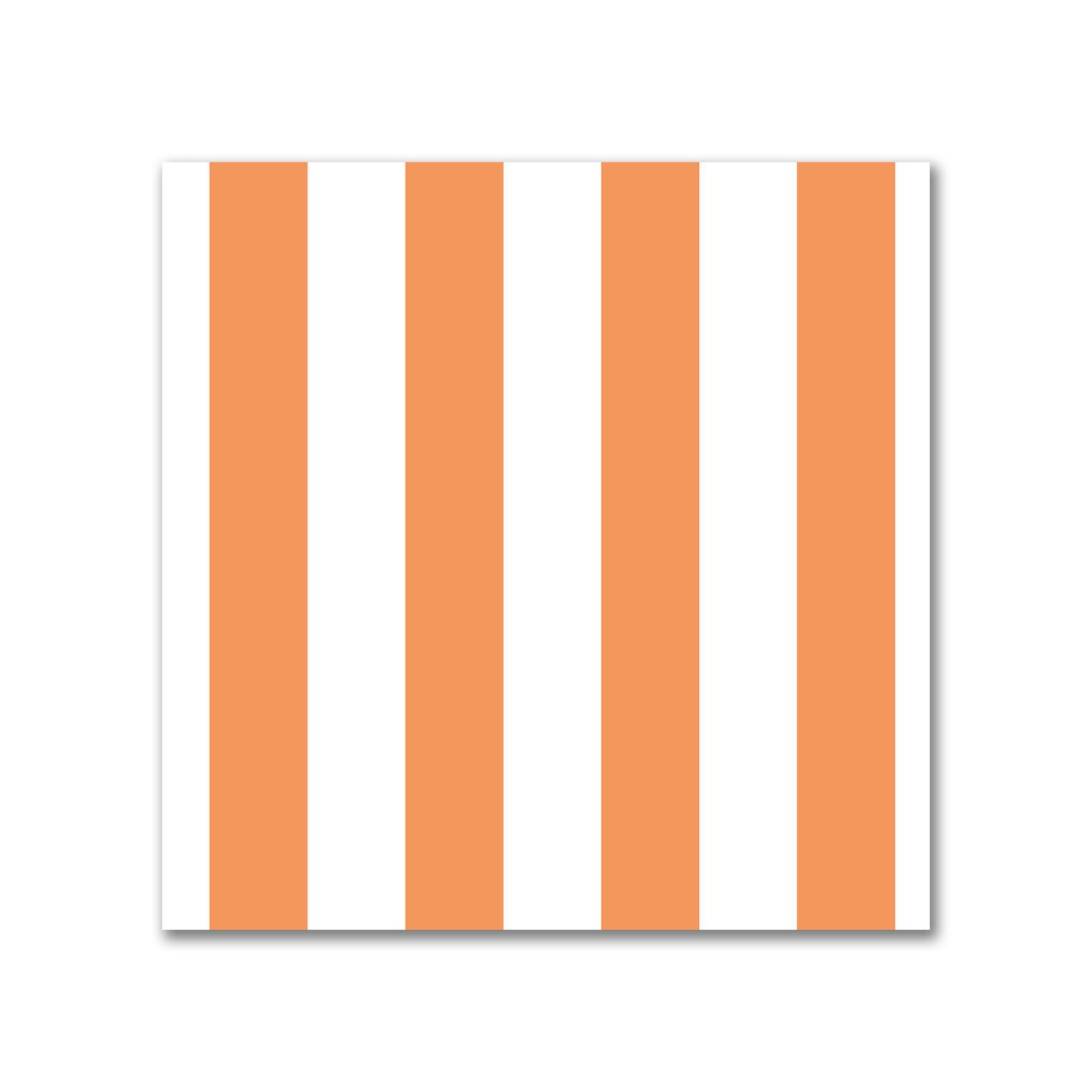 Off-White Cotton Canvas Fabric with Orange Bars, FACC-1181-051
